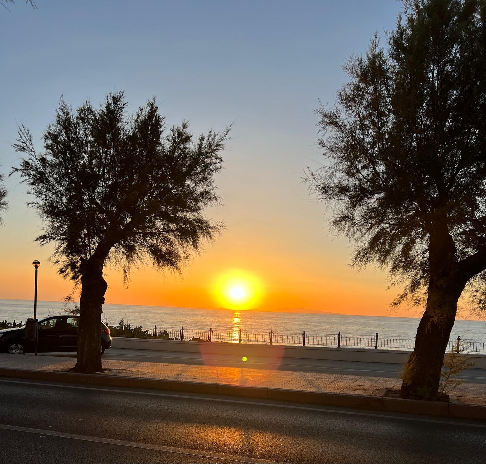 Tramonto sul mare di Lu Bagnu